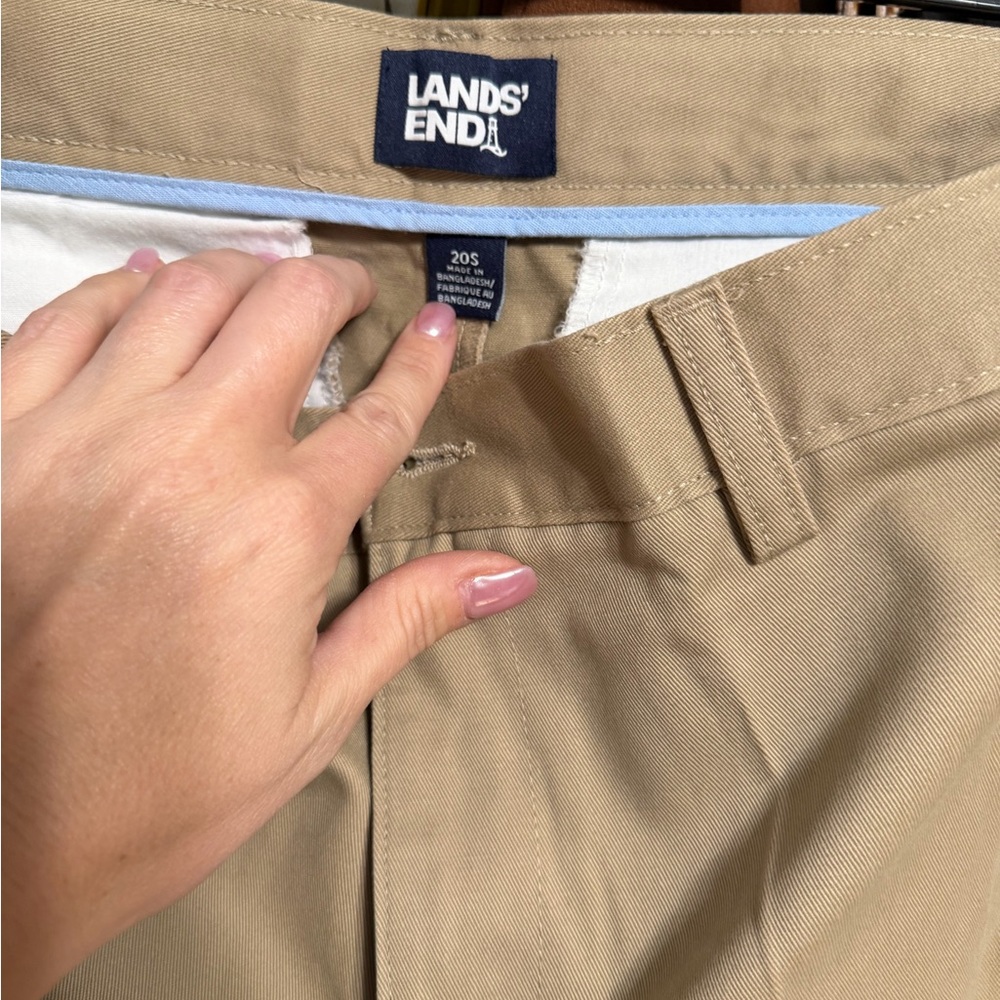 Lands' End Boys Khaki Shorts 20H